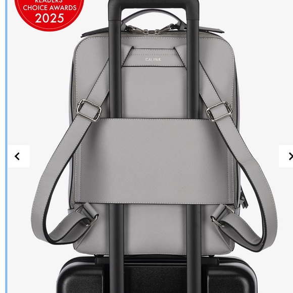 Calpak Laptop kaya 15 inch laptop backpack in cool gray new with tags - Picture 2 of 7